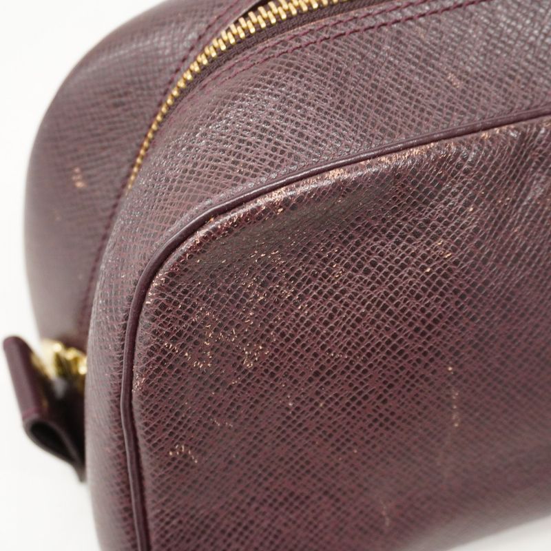 Louis Vuitton Clutch Bag Taiga Trousse Toilette PM M30226 Acajou - Men's