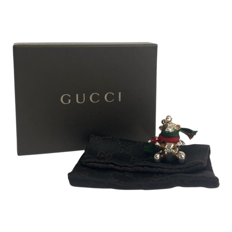 Gucci Sherry Line Silver Sv925 Silver Key Holder Ladies 505524