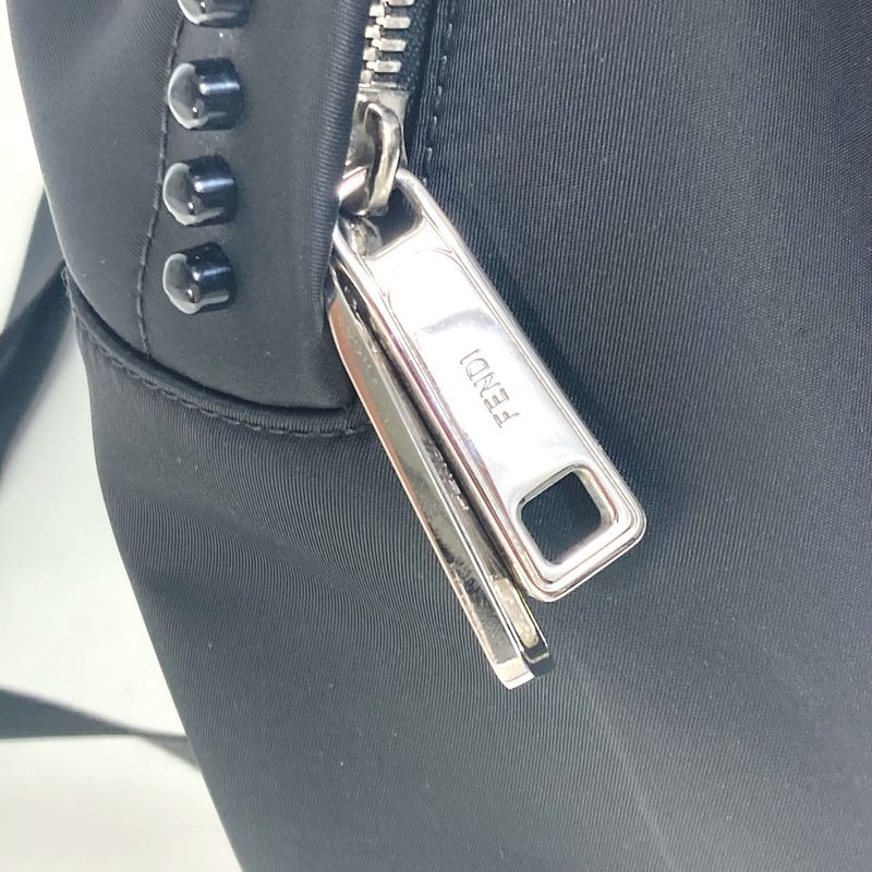 Fendi Backpack Sac Karl Lagerfeld 7vz016 Nylon Black