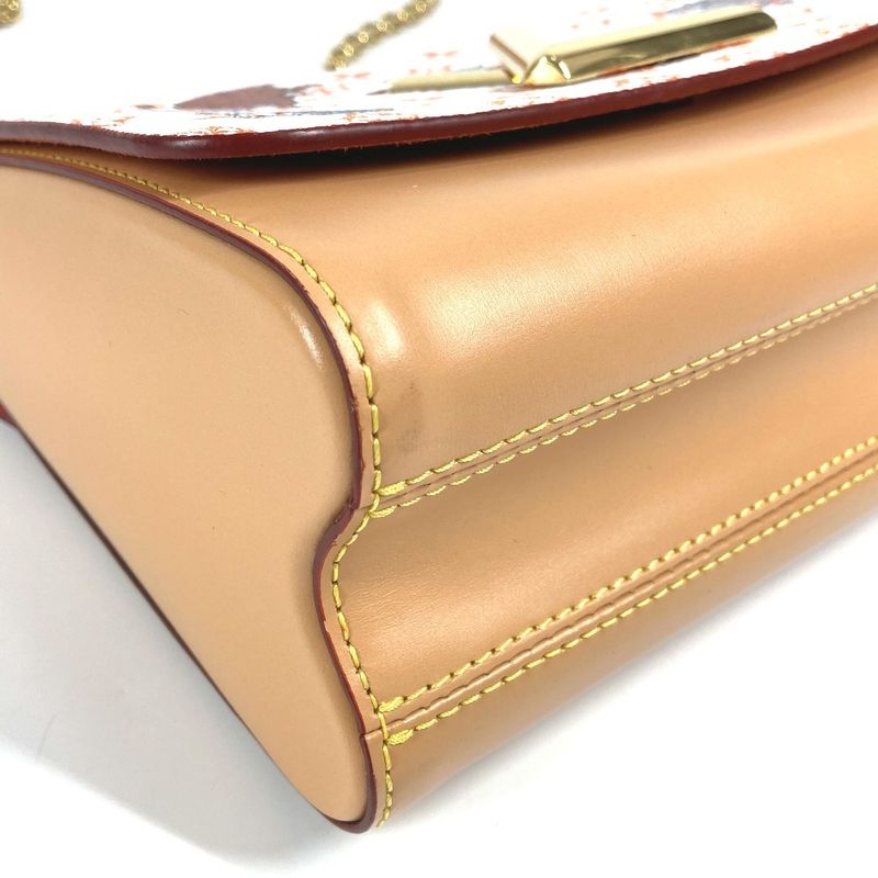 Louis Vuitton Shoulder Bag Sac Twist MM M44460 Monogram Canvas Bronze White