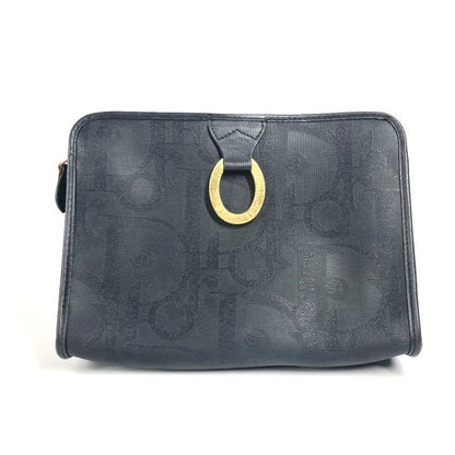 DIOR Second Bag Logo Pvc/leather Navy