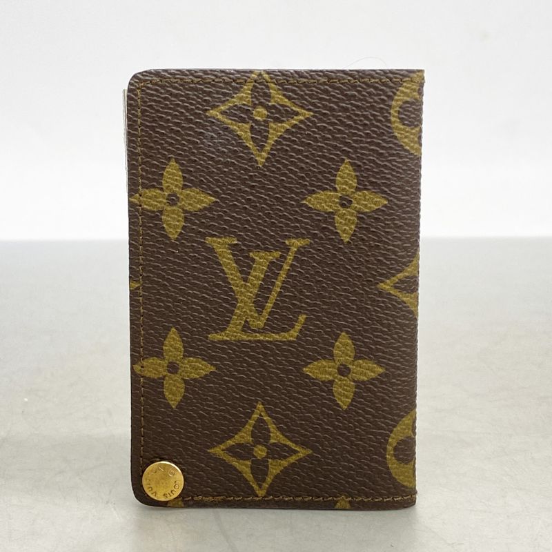Louis Vuitton Card Case Monogram Porte Cult Cles Diplession M60937 Brown Men