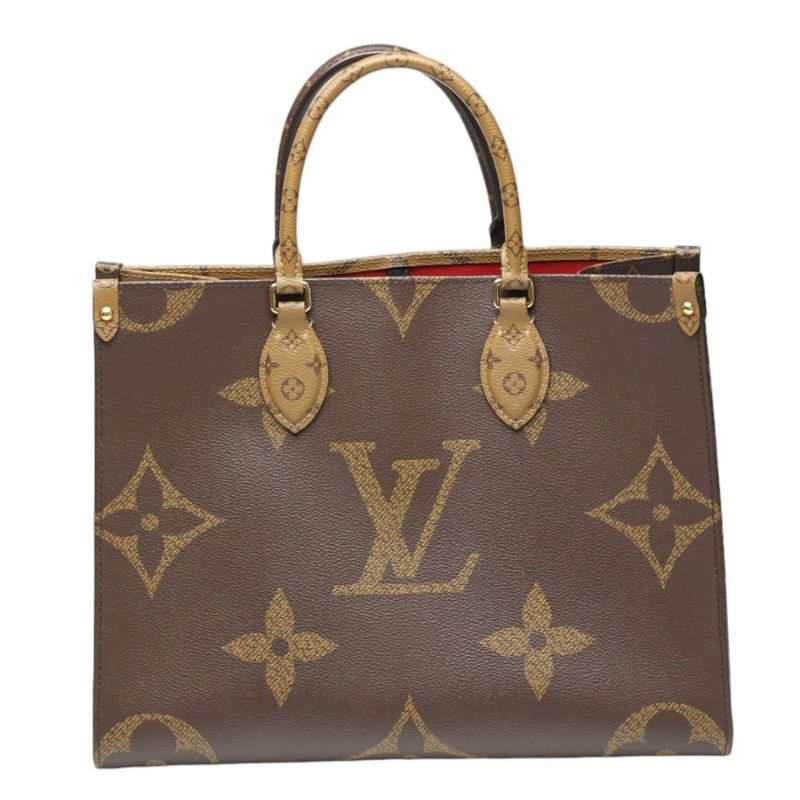 Louis Vuitton M45321 Monogram Tote On-the-go MM Tote Bag Louis Vuitton Brown