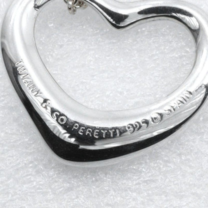 Tiffany & Co Open Heart Elsa Peretti 925 Silver Ladies 2.1g Necklace