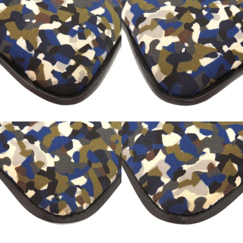 Fendi 7va369-6dz Nylon Leather Multicolor Shoulder Bag 0487 Fendi Men's