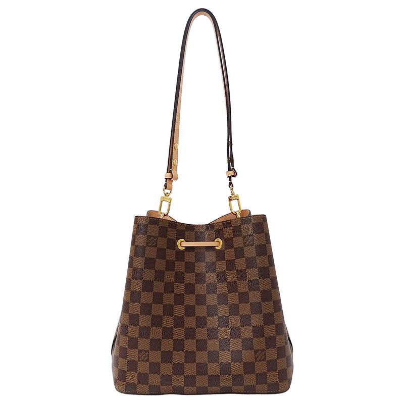 Louis Vuitton Bag Women's Brand Shoulder Bag Damier Canvas Neonoe Venus Brown