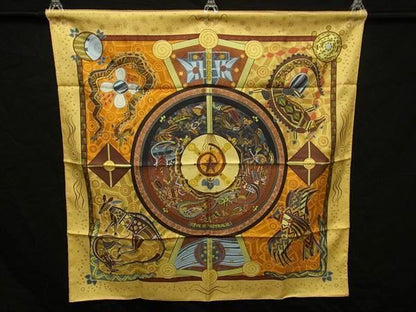 Hermes REVE D&#039;australie [dream Of Australia] Carré 90 Silk Scarf Shawl