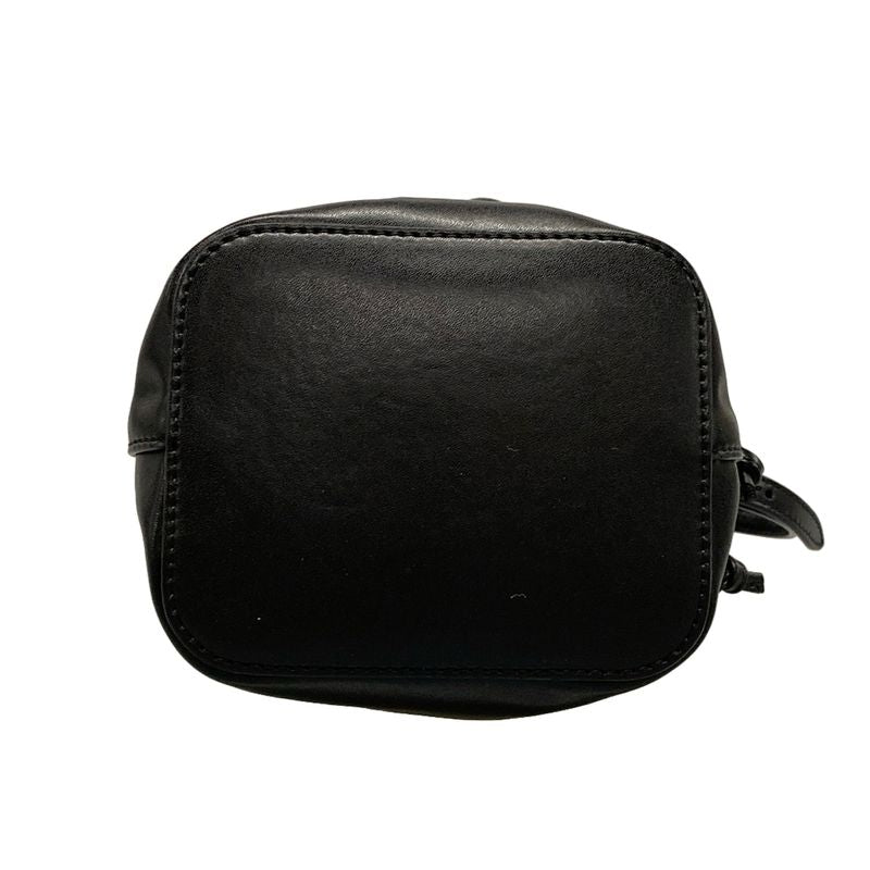 Fendi Handbag Mini Montresor 8bs010 Black Drawstring Shape / Mini Bag Leather