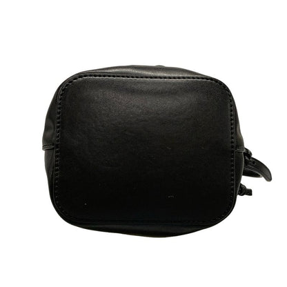 Fendi Handbag Mini Montresor 8bs010 Black Drawstring Shape / Mini Bag Leather
