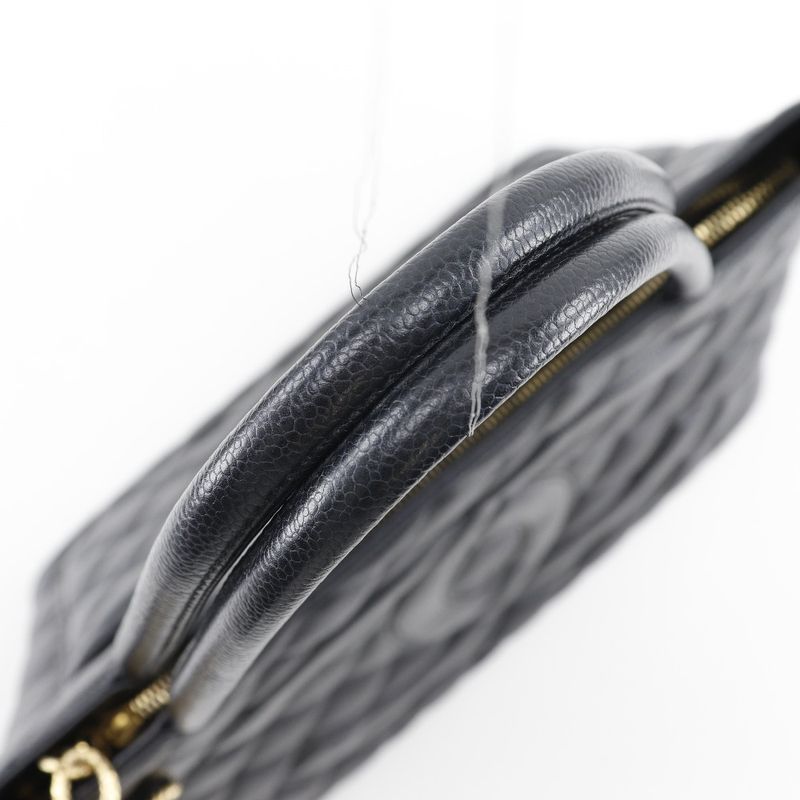 Chanel Reprint Tote A01804 Caviar Skin Black Ladies Tote Bag