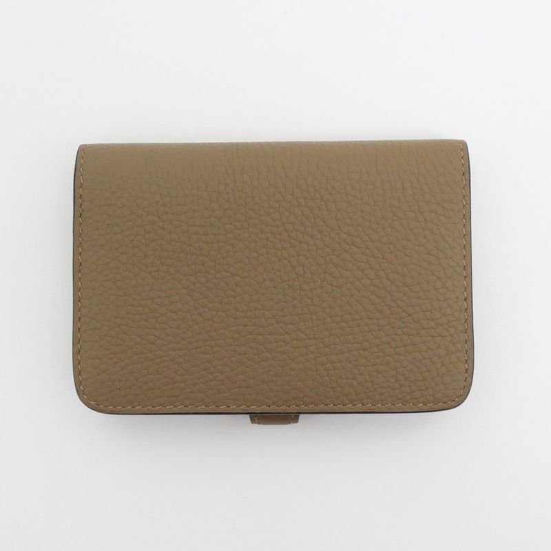 Hermes Dogon Cade Case Brown Silver Hardware Togo U Engraved Leather