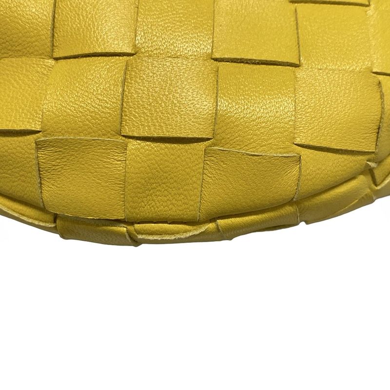 Bottega Veneta Handbag Mini The Jodie Yellow Leather