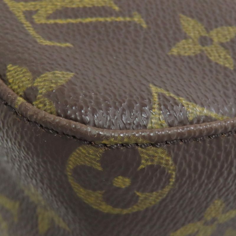 Louis Vuitton M51146 Looping MM Shoulder Bag Monogram Canvas Women