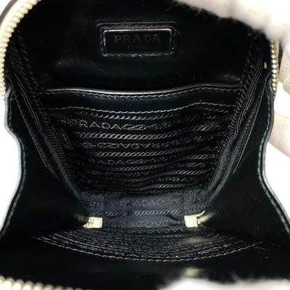 Prada 2vz039 Shoulder Bag Body Bag Mini Bag Triangle Logo Leather White