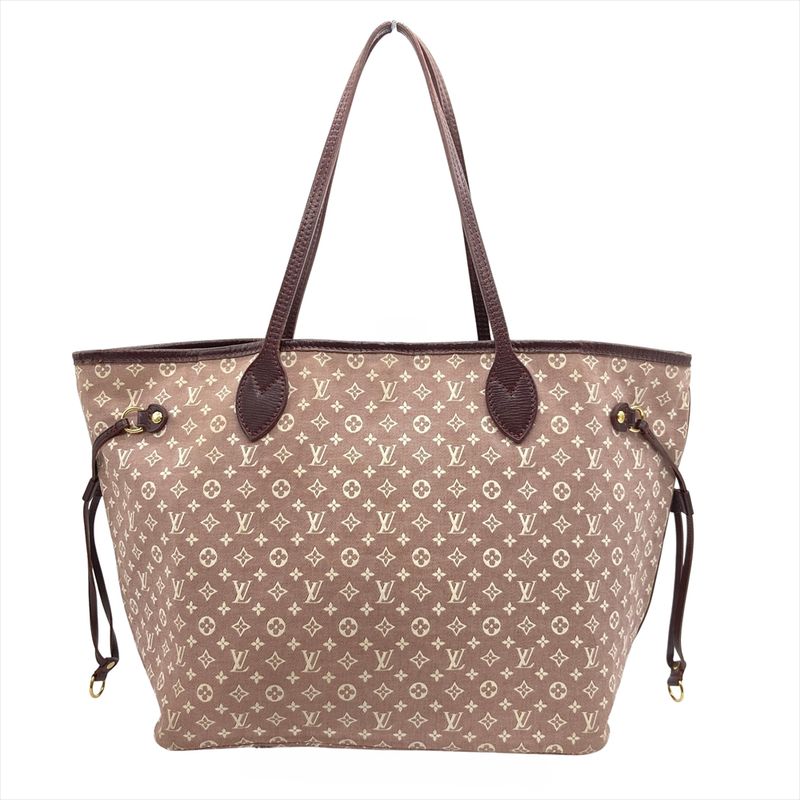 Louis Vuitton Idylle Neverfull MM Sepia Tote Monogram Idylle M40515 Bordeaux