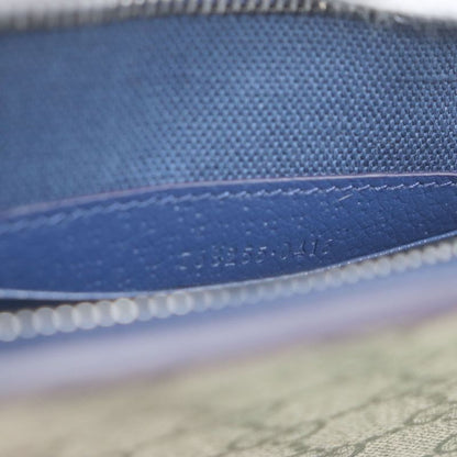 Gucci 768255 GG Supreme Canvas Leather Gghardware Bicolor Small Pouch Clutch