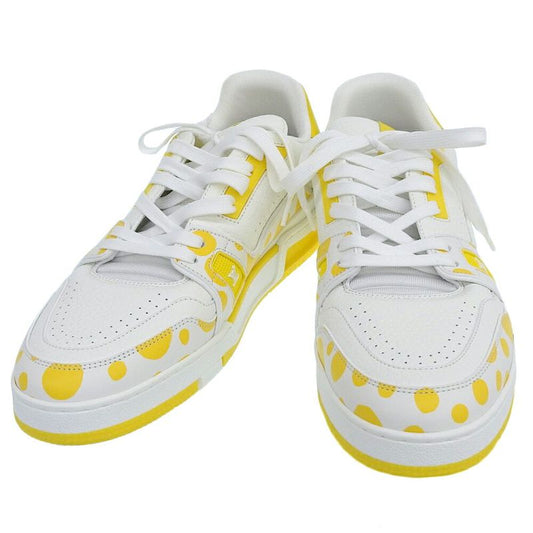 Unused With Box Louis Vuitton 2023 Yayoi Kusama Collaboration Trainer Line Low