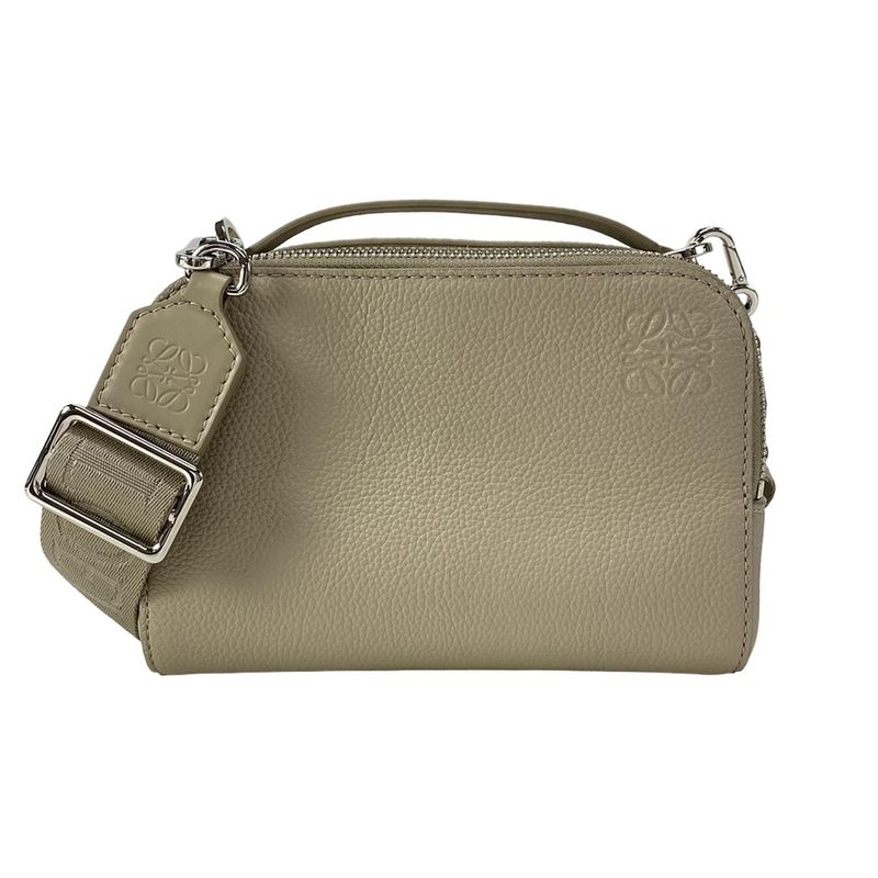 Loewe Shoulder Bag Cross Body Camera Bag Mini Beige Detachable Shoulder Strap