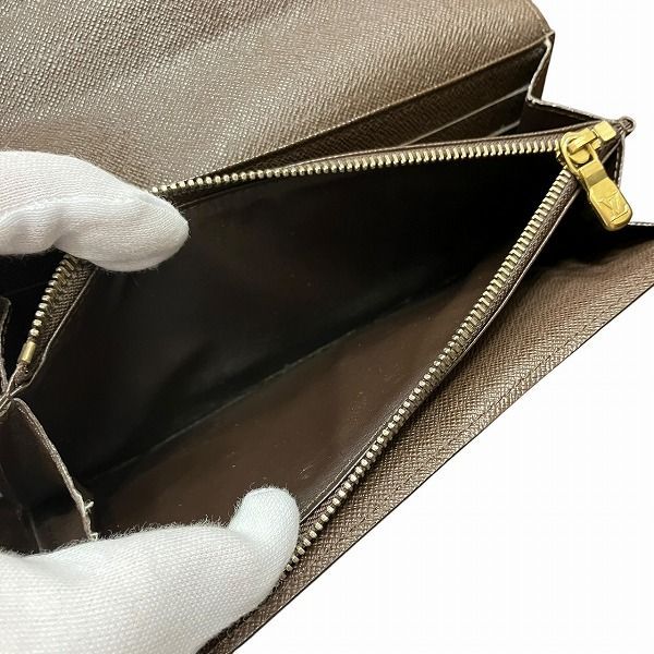 Louis Vuitton Damier Portefeuille Sarah N61734 Long Wallet Unisex