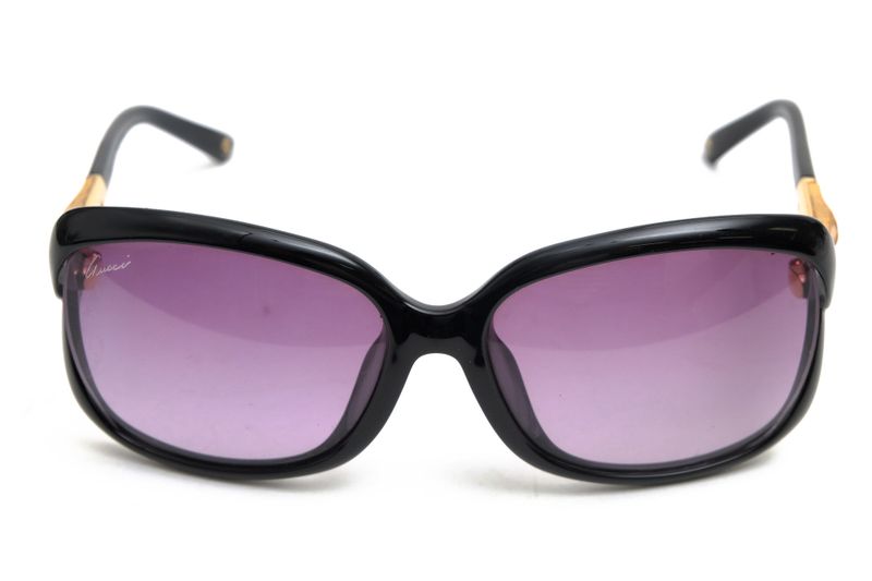 Gucci / Gucci Sunglass Es Glasses Men's Plastic Black Gg3685 Bamboo