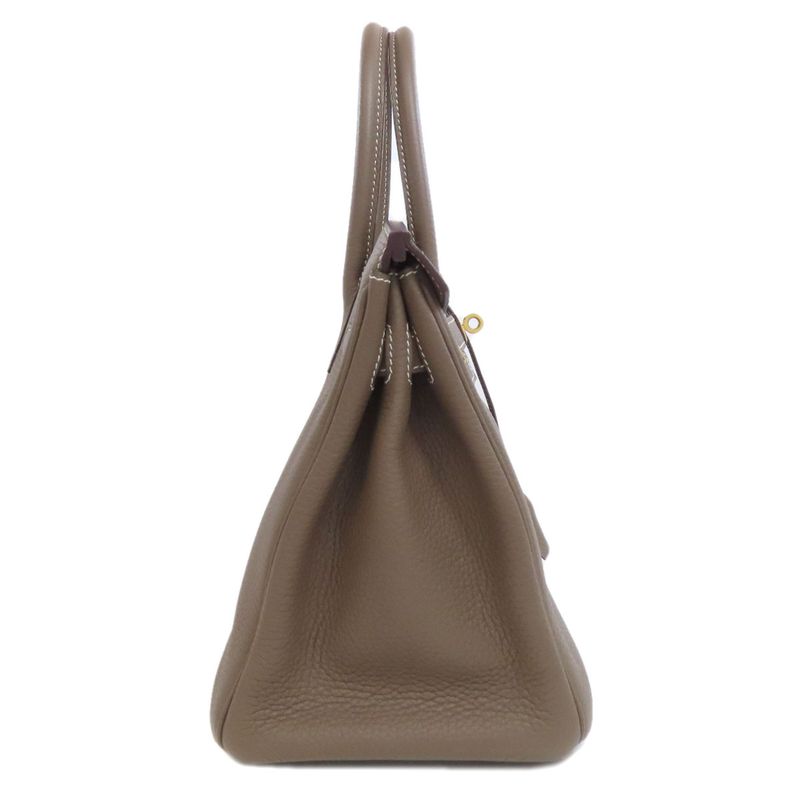 Hermes Birkin 30 Etape Gold Hardware Handbag Taurillon Women