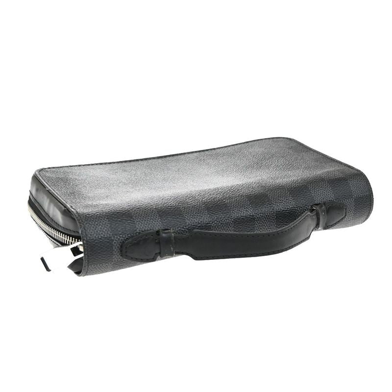 Louis Vuitton Zippy XL Long Wallet Travel Case Damier Graphite N41503 86ka880