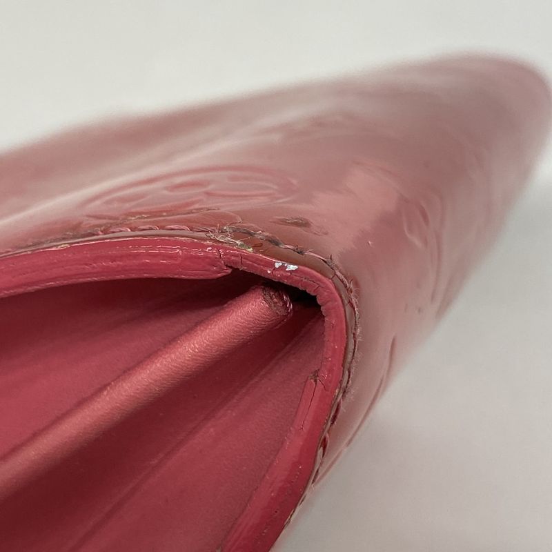 Louis Vuitton Long Wallet Vernis Pochette Porte Monet Cles Di M9140f Raspberry