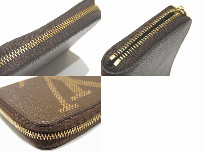 4 Louis Vuitton Zippy Coin Purse Monogram Giant M69354 Coin Case Brown Wallet ▼