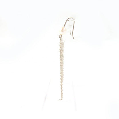 Tiffany & Co Ag925 Current Ag925 Mesh Tassel Earrings With Pearl (for Both