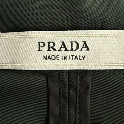 Prada Coat Size 40 M Women - Dark Green And Black Long Sleeves / Bijoux /