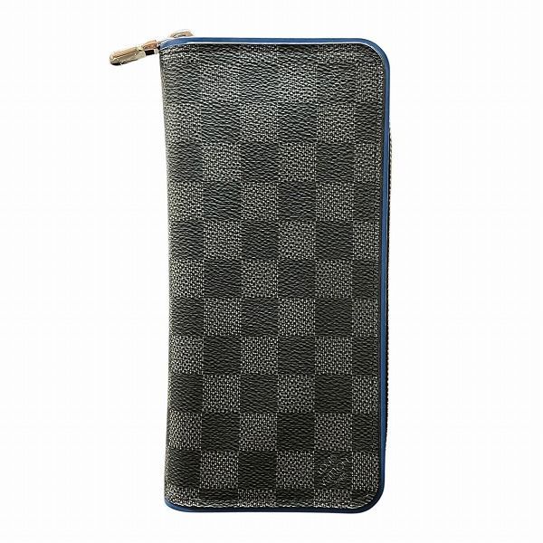 Louis Vuitton Damier Graphite Zippy Wallet Vertical N64436 Long Wallet For Men