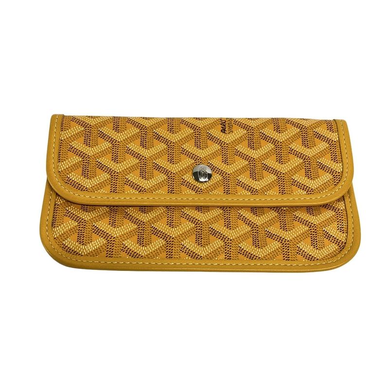 Goyard Saint Louis GM Yellow Leather Tote Bag