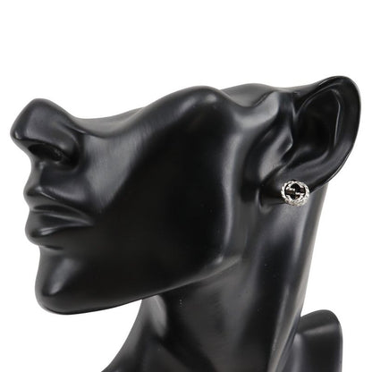 Gucci Interlocking G Metal Silver Unisex 2.9g Earrings