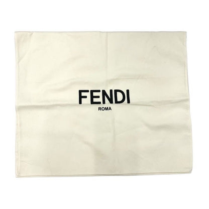 Fendi Top Cotton White Black Logo Long Sleeve Sweatshirt Cropped Brushed