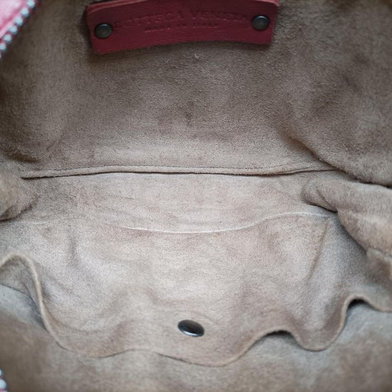 Bottega Veneta Intrecciato Burgundy Lambskin B07806689y