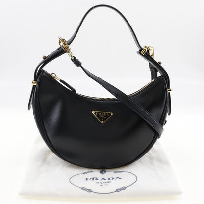Prada ARCE 2WAY Shoulder 1bc194 Calf Black NERO Women's Shoulder Bag