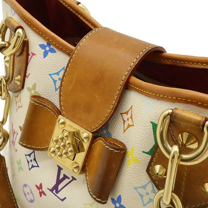 Louis Vuitton Monogram Multicolor Annie MM Tote Bag Shoulder Bag Chain Ribbon