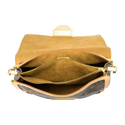 Louis Vuitton Handbag Dauphine Soft GM Brown
