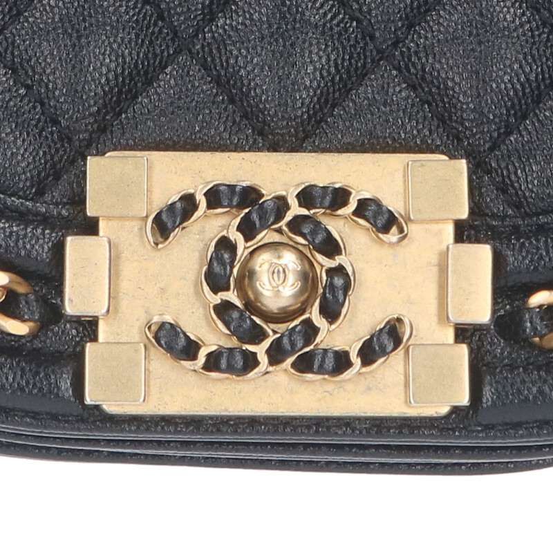 Chanel As3350 Boy Chanel Small Luxury Line Chain Shoulder Bag Women