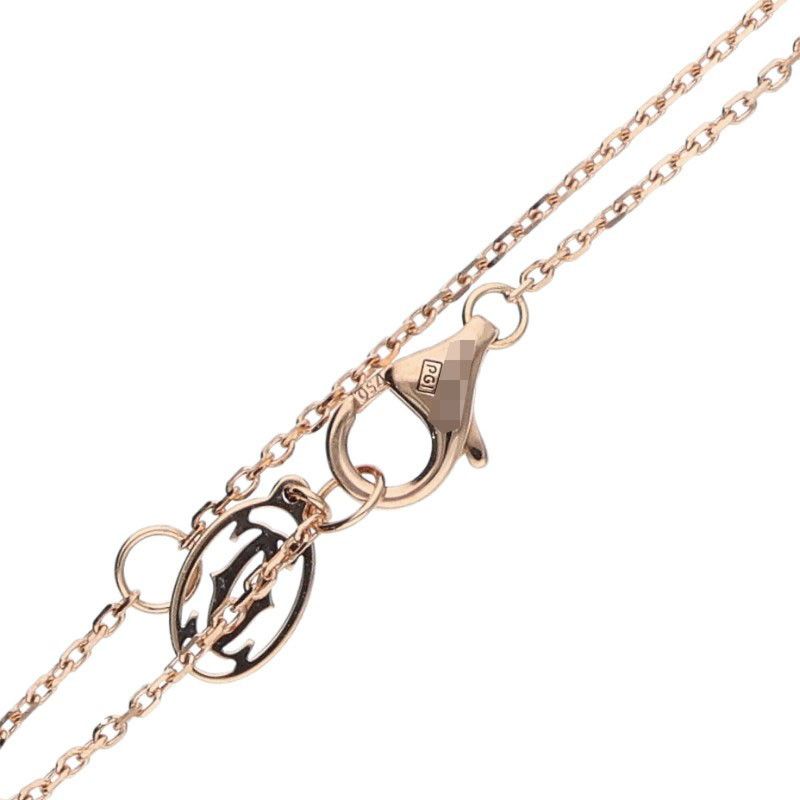 Cartier D'amour XS 18K Pink Gold Diamond Necklace Ladies