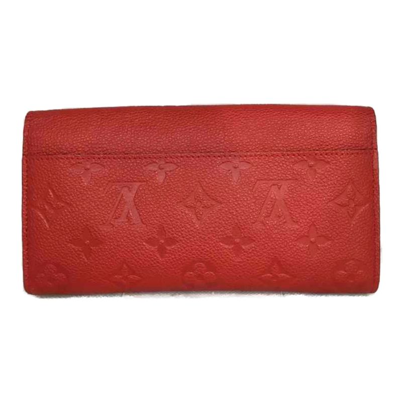 Louis Vuitton Portefeuille Sarah Monogram Empreinte M61181 Red