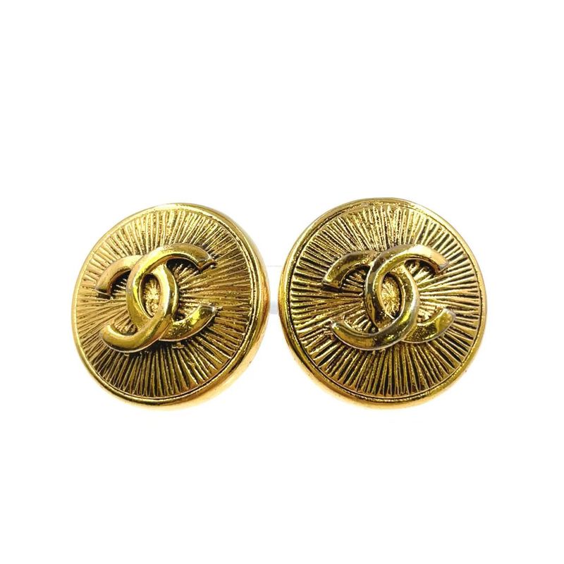 Chanel Coco Mark Vintage GP Earrings