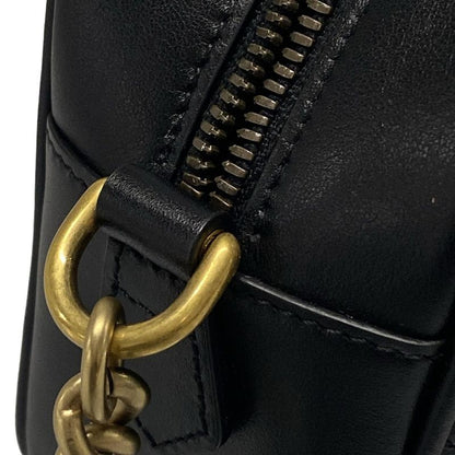 Gucci Shoulder Bag GG Marmont 447632 Black Quilted Leather