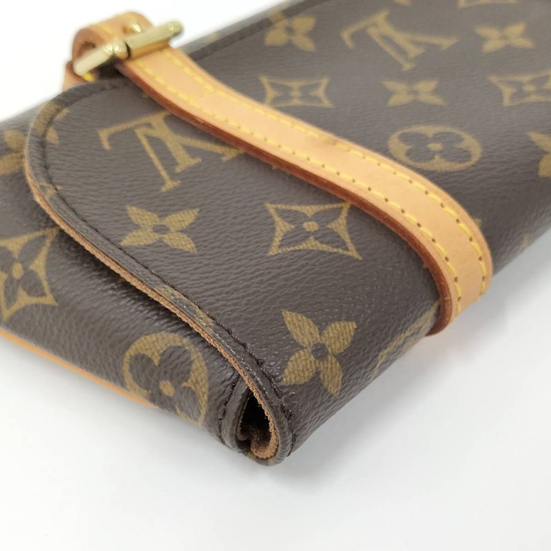 Louis Vuitton Pochette Marelle Handbag Monogram Brown M51159