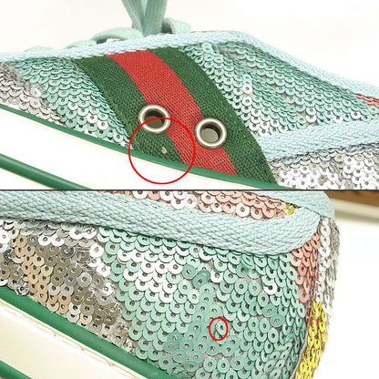 Gucci 652622 Sequined Sneakers 35+ Women's Polar