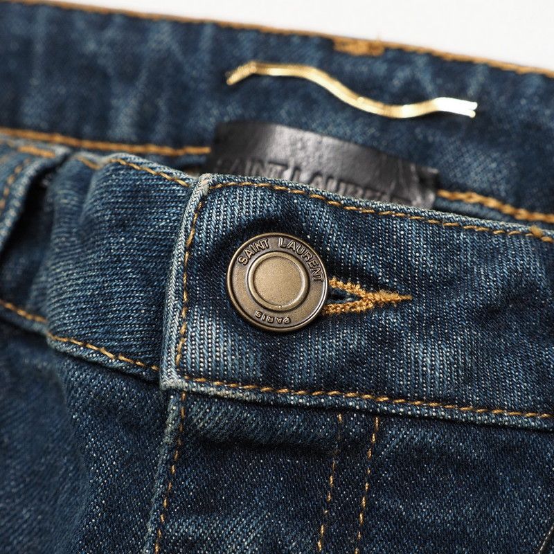 Saint Laurent Paris Denim Pants Size 27 Jeans Skinny Pants Cotton