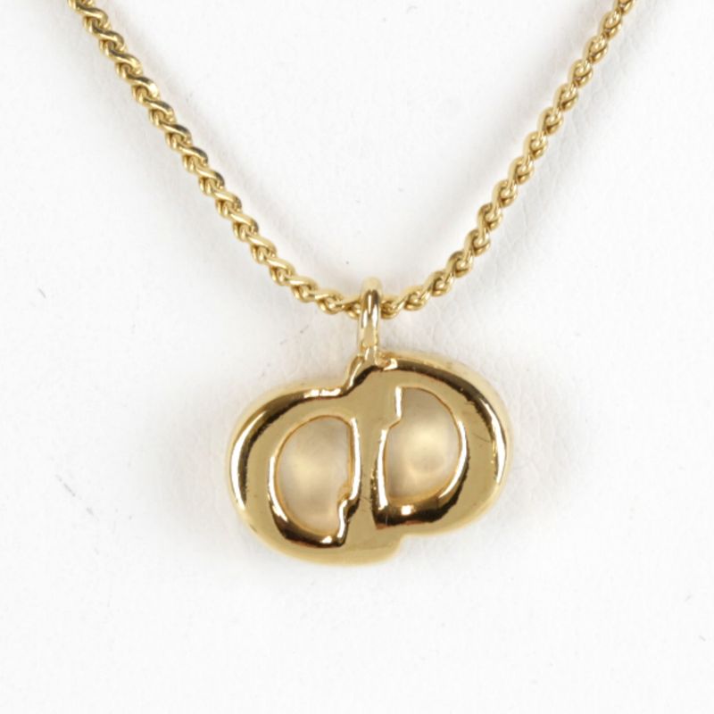 Christian Dior Logo CD Necklace