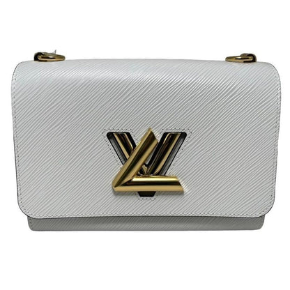 Louis Vuitton Twist MM M23514 Epi Bag Twist Women's Shoulder Bag White Calf