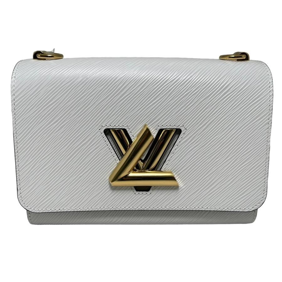 Louis Vuitton Twist MM M23514 Epi Bag Twist Women's Shoulder Bag White Calf