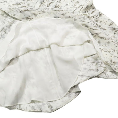 Unused 21 Fendi Calligraphy Ff Logo Zucca Asymmetrical Flared Skirt Long Mimore